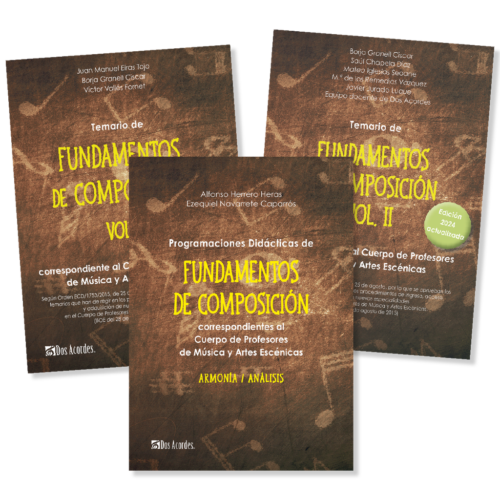 ¡PACK! Temario y Programación Didáctica de Fundamentos de Composición