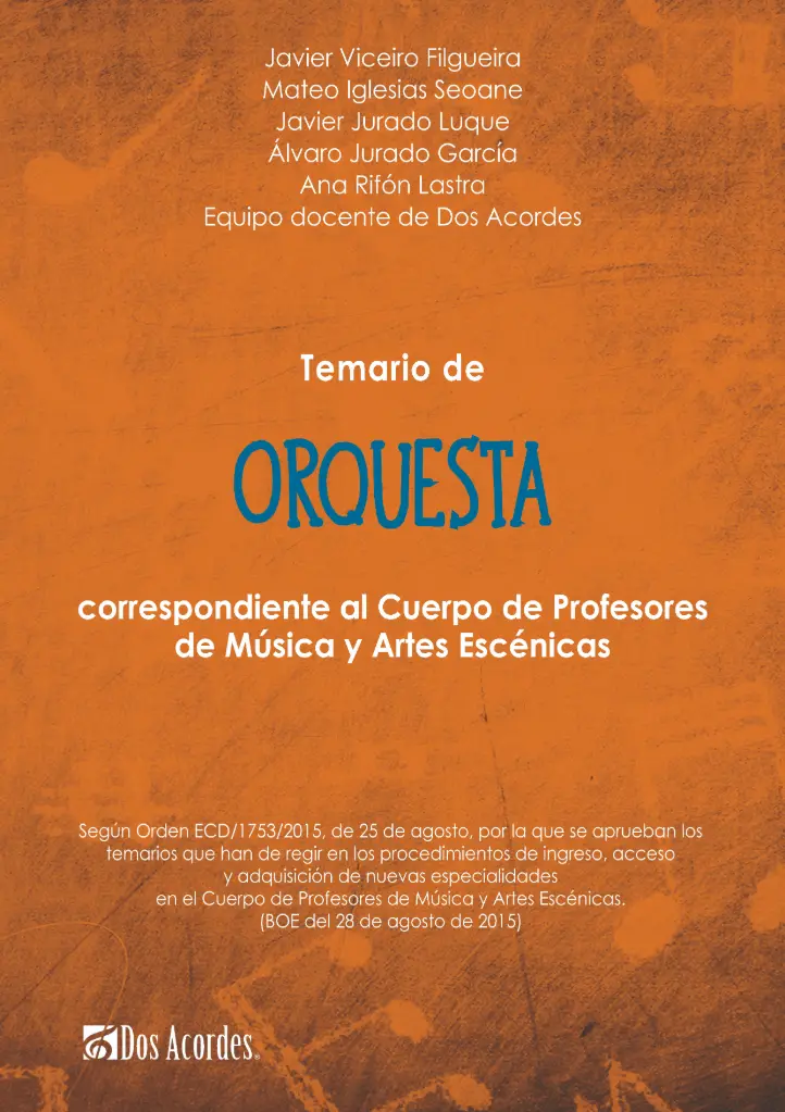 Temario de Orquesta
