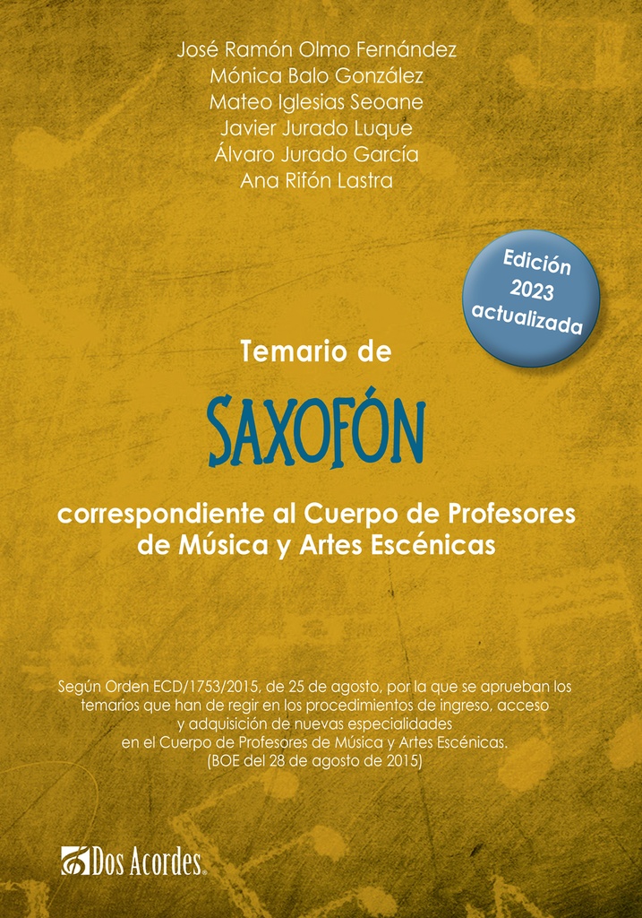 Temario de Saxofón
