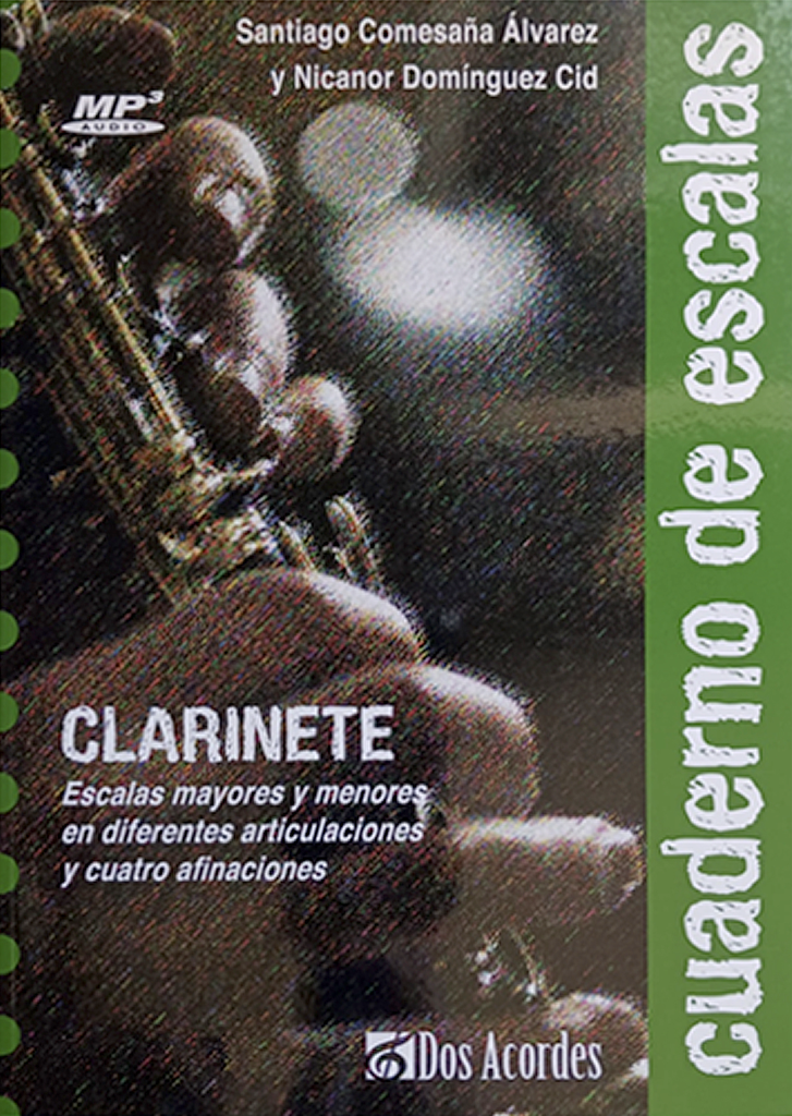 Cuaderno de escalas, para clarinete