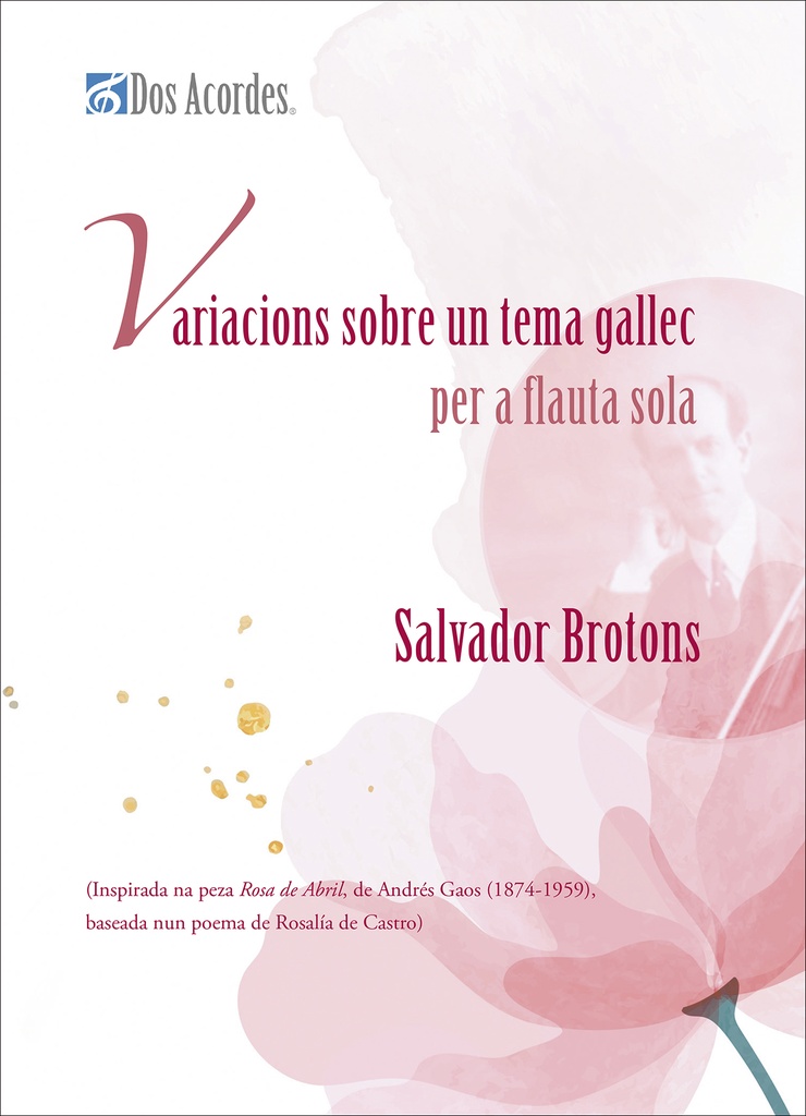 Variacions sobre un tema gallec for solo flute by Salvador Brotons