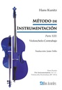 Die Instrumentation, by Hans Kunitz. Spanish edition. Volume 13: Cello/Double bass