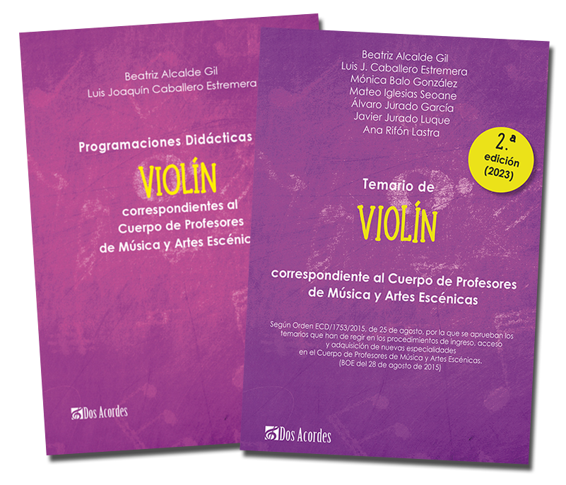 ¡PACK! Temario y Programación Didáctica de Violín