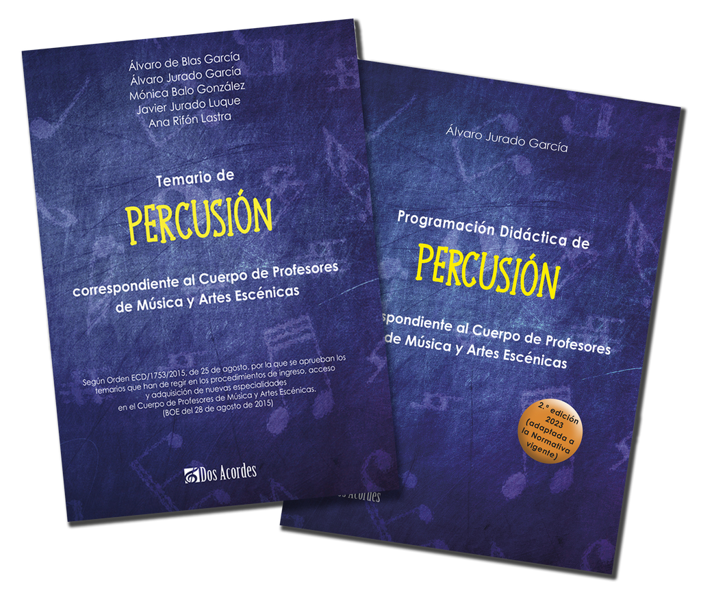 ¡PACK! Temario y Programación Didáctica de Percusión