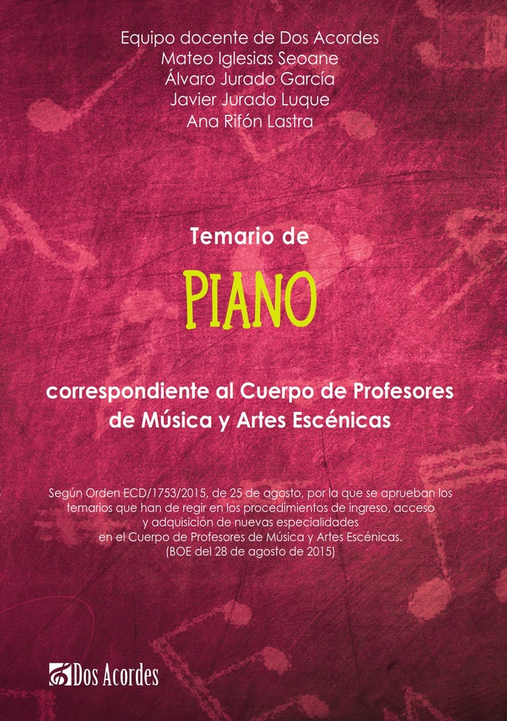 Temario de Piano