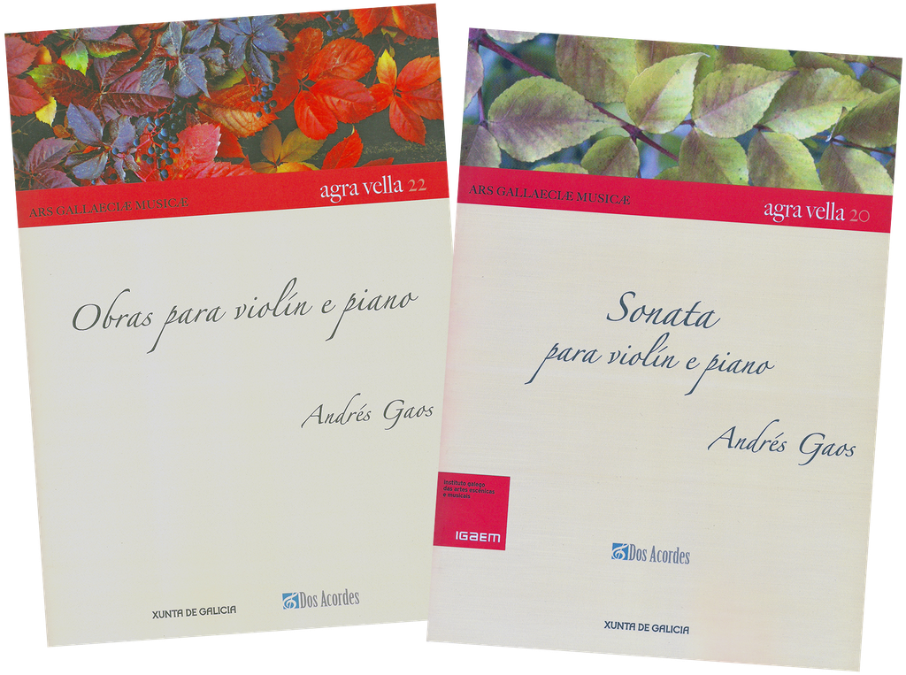 ¡PACK! Obra para violín y piano de Andrés Gaos
