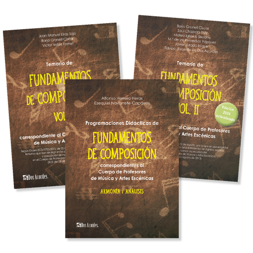 ¡PACK! Temario y Programación Didáctica de Fundamentos de Composición