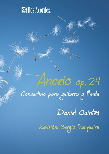 Anceio, op. 24: Concertino for guitar and flute by Daniel Quintas