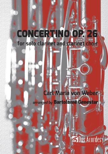 Concertino for solo clarinet and clarinet chor, op. 26, by Carl Maria von Webern