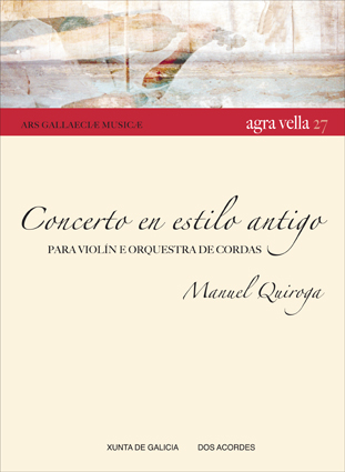 'Concerto en estilo antigo', for violin and string orchestra