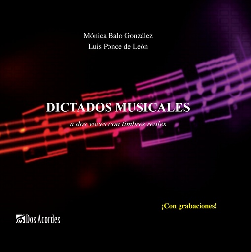 Dictados Musicales: A dos voces con timbres reales