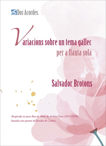 Variacions sobre un tema gallec for solo flute by Salvador Brotons