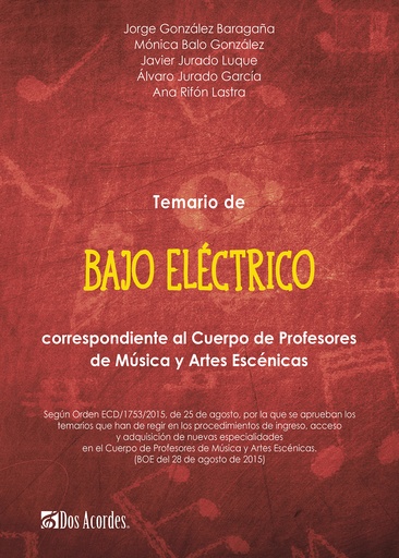 Temario de Bajo Eléctrico