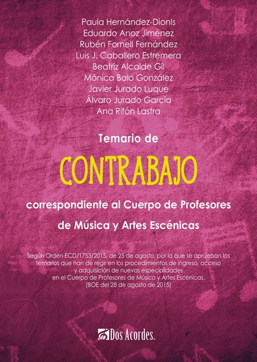 Temario de Contrabajo