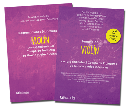¡PACK! Temario y Programación Didáctica de Violín