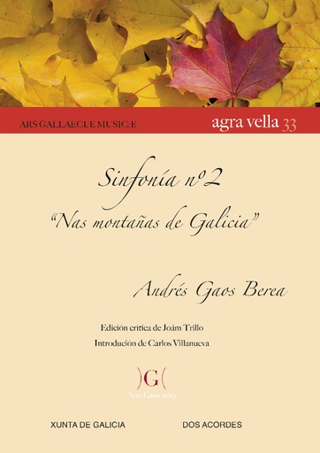 Andrés Gaos: Nas montañas de Galicia, symphony no. 2