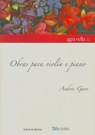 Obras para violín e piano