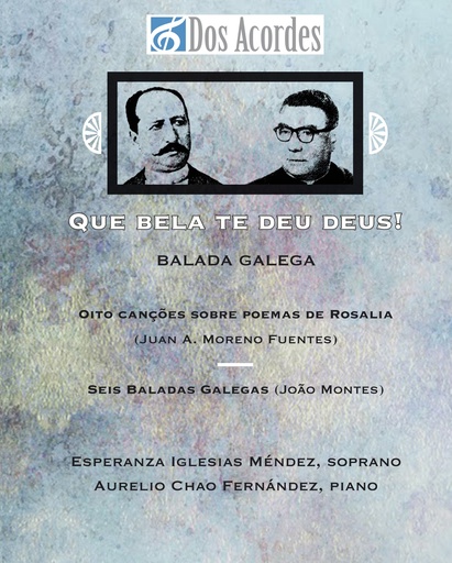 'Oito cançoes'. Eight Galician songs based on poems by Rosalía de Castro