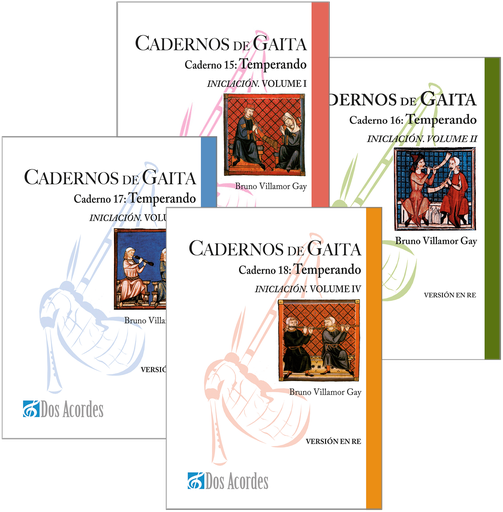 ¡PACK! Temperando. Iniciación, vols. I-IV. RE