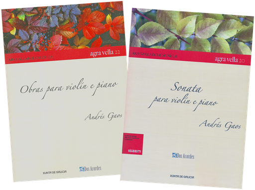 ¡PACK! Obra para violín y piano de Andrés Gaos