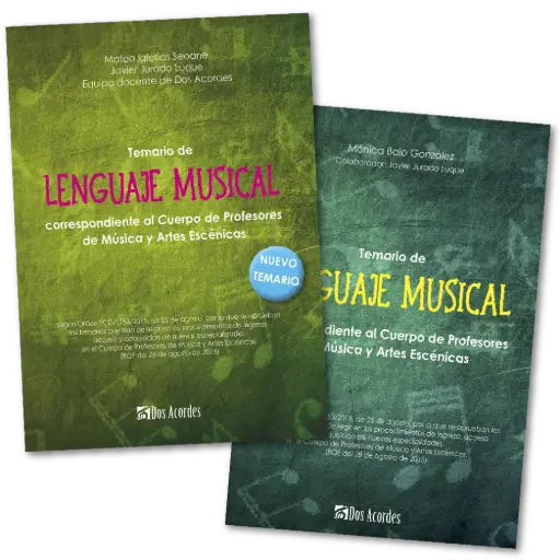 ¡PACK! Temarios de Lenguaje Musical OFERTA ESPECIAL FIN DE EXISTENCIAS